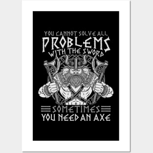 Viking Mythology Quote - Norse Valhalla Warrior Posters and Art
